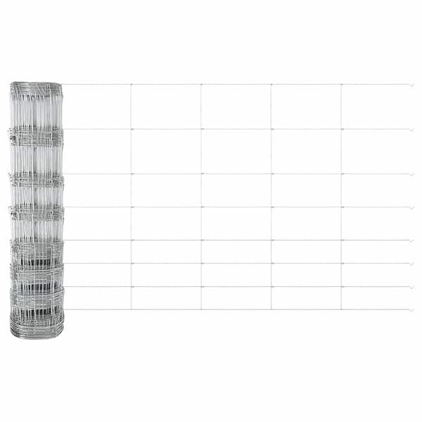 vidaXL Stängselstolpe Galvaniserad 100 x 1 m Stål