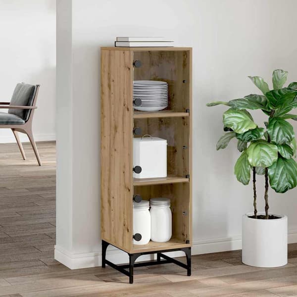 vidaXL Serviesskap Artisan Eik 35 x 37 x 117 cm