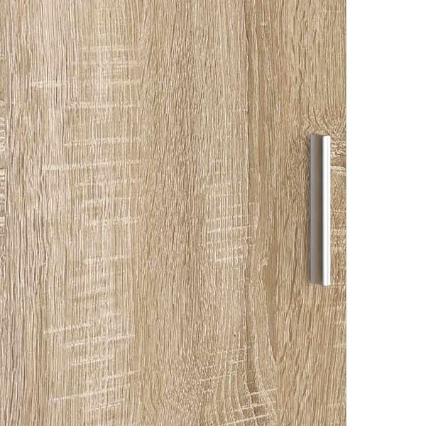 vidaXL Skrivebord 2 pcs Sonoma eik