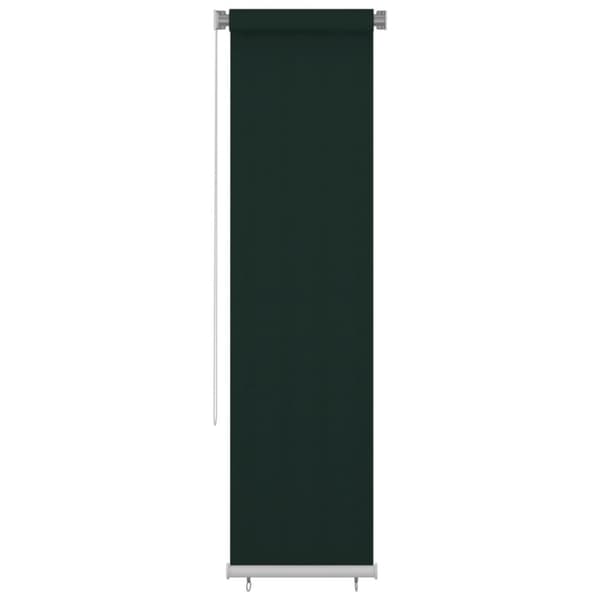 vidaXL Rullgardin utomhus 60x230 cm mörkgrå HDPE