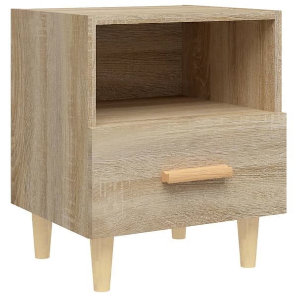 vidaXL Nattbord sonoma eik 40x35x47 cm