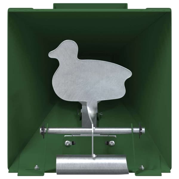 vidaXL Kulefanger grønn 14 x 14 x 19 cm Stål