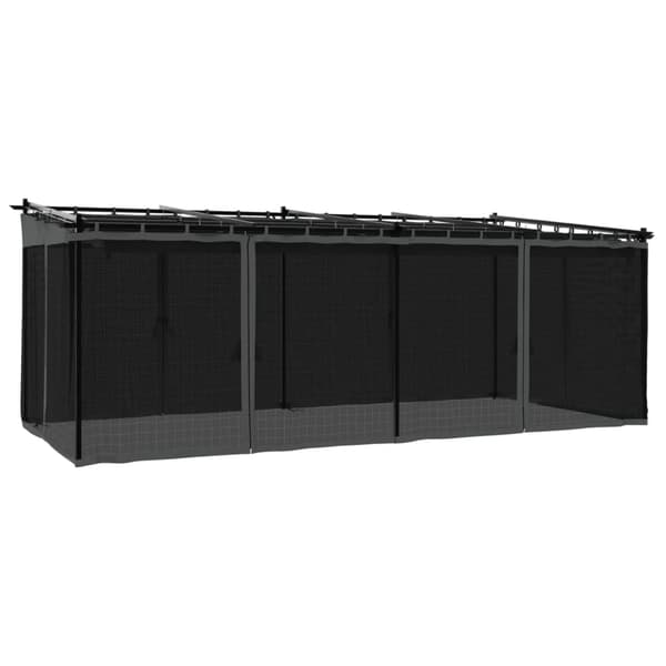 vidaXL Markise Hvit 3,5 x 2,5 m Metall