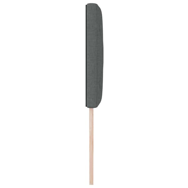 vidaXL LED huvuddyna Grå 80 cm tyg