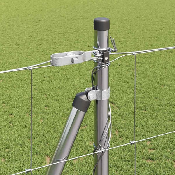 vidaXL Stängselstolpe Galvaniserad 50 x 1,5 m Stål