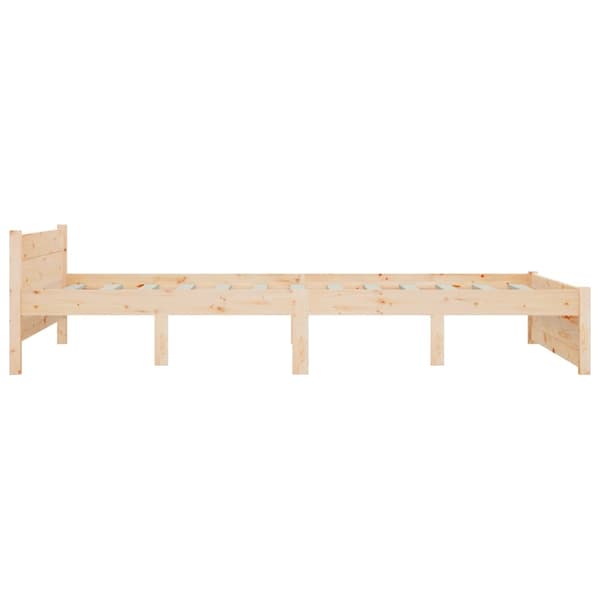 vidaXL Sengeramme heltre 120x200 cm