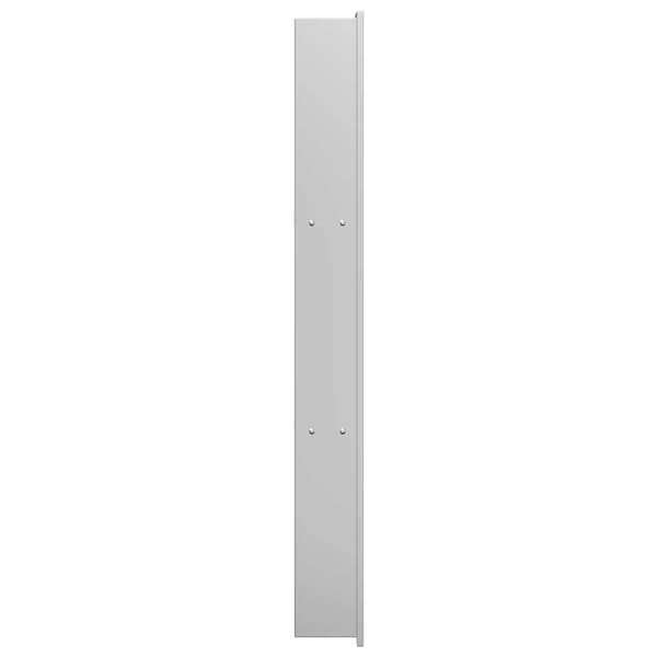 vidaXL Dusjniche sølv 90 x 20 x 9.5 cm Rustfritt Stål