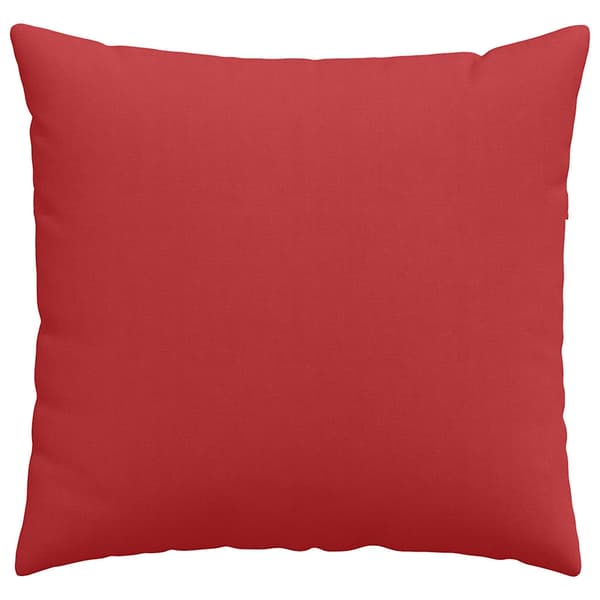vidaXL Soffkuddar 2 st Röd 45 x 45 cm tyg