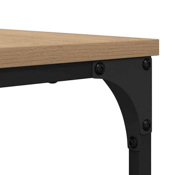 vidaXL Kaffebord 2 pcs Artisan Eik Konstruert tre