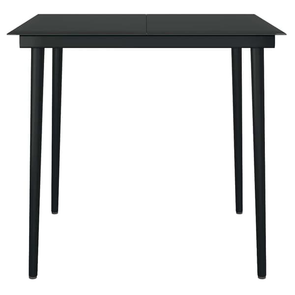 vidaXL Trädgårdsmatgrupp 3 delar brun polyrotting glas