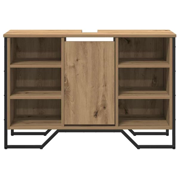 vidaXL Baderomsvaskeskap Artisan Eik 91 x 35 x 60 cm Konstruert tre