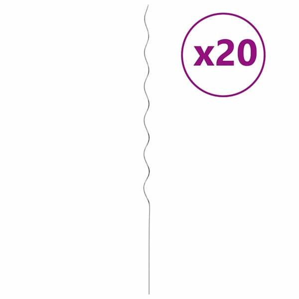 vidaXL Spiralväxtstöd Galvaniserat stål 150 cm Cylindrisk Växtställning