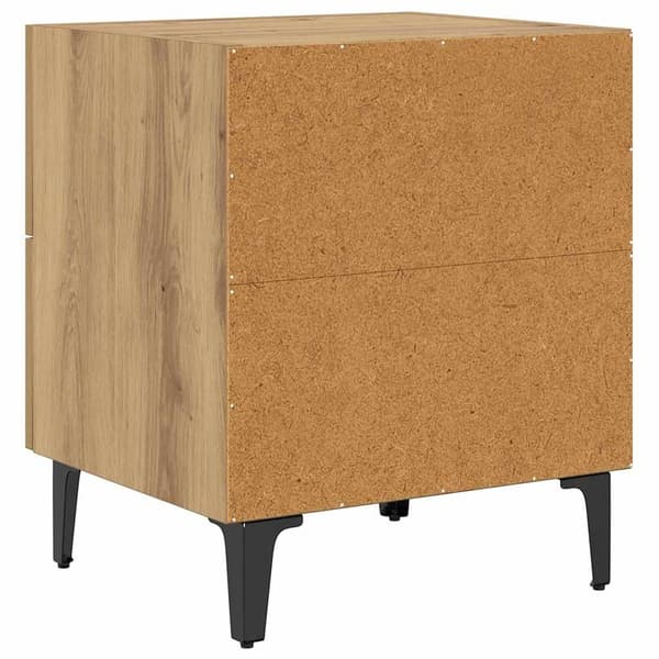 vidaXL Sengeskap 2 pcs Artisan Eik 40 x 35 x 47,5 cm Konstruert tre