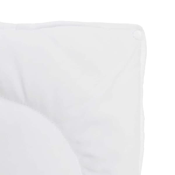vidaXL 2-i-1 Duntäcke Vit 140 x 220 cm Polyester
