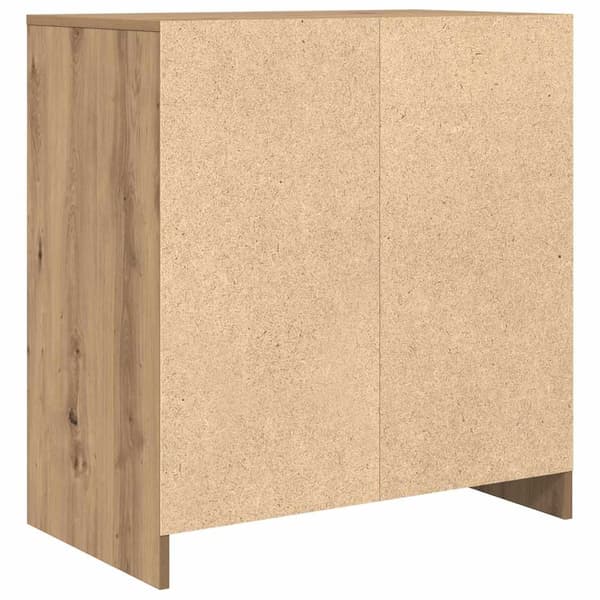 vidaXL Serviesskap Artisan Eik 70 x 41 x 75 cm Konstruert tre
