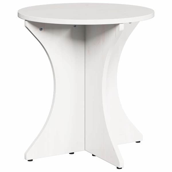 vidaXL Kaffeebord 2 pcs Vit Massiv furu