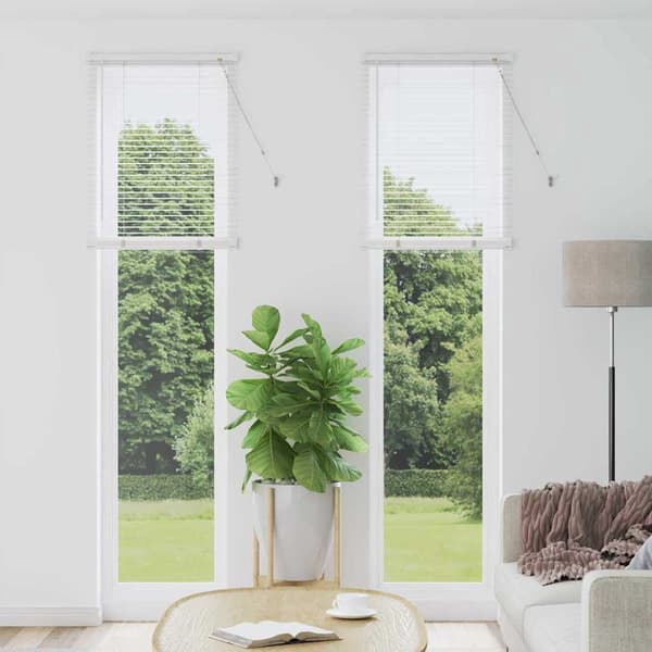 vidaXL Persienner Vit 220 x 65 cm Aluminium