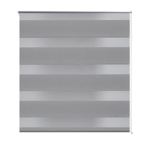 vidaXL Sebragardin 100,9x175 cm Stoffbredde 96,7 cm grå