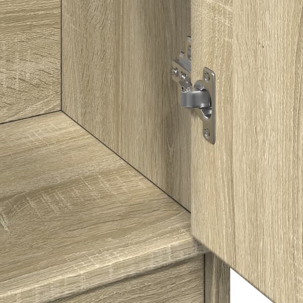 vidaXL Servantskap sonoma eik 63x29x55 cm konstruert tre