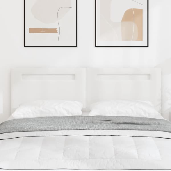 vidaXL LED huvuddyna Vit 160 cm Konstläder