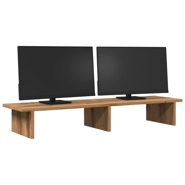vidaXL Skjermstativ artisan eik 100x27x15 cm konstruert tre