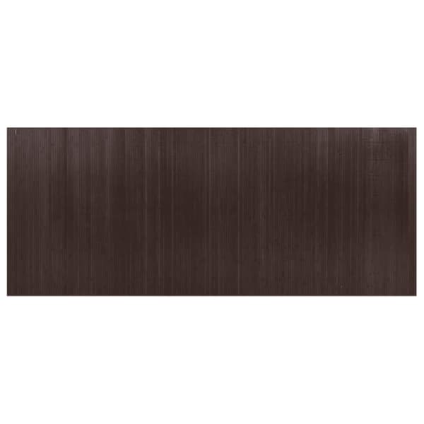 vidaXL Rumsavdelare mörkbrun bredd 400 cm höjd 165 cm bambu