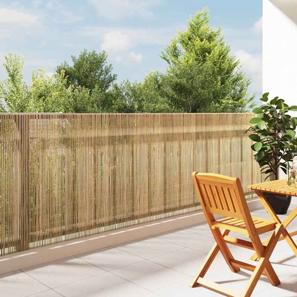 vidaXL Bambuaita Luonnollinen 400 x 125 cm Bambu