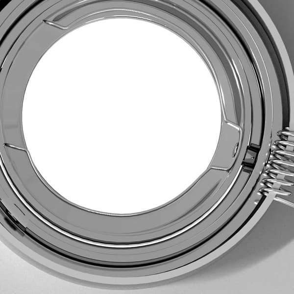 vidaXL Spotlight 12 pcs sølv 9 x 9 x 2 cm Aluminium