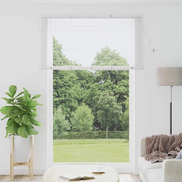 vidaXL Persienner Vit 220 x 140 cm Aluminium