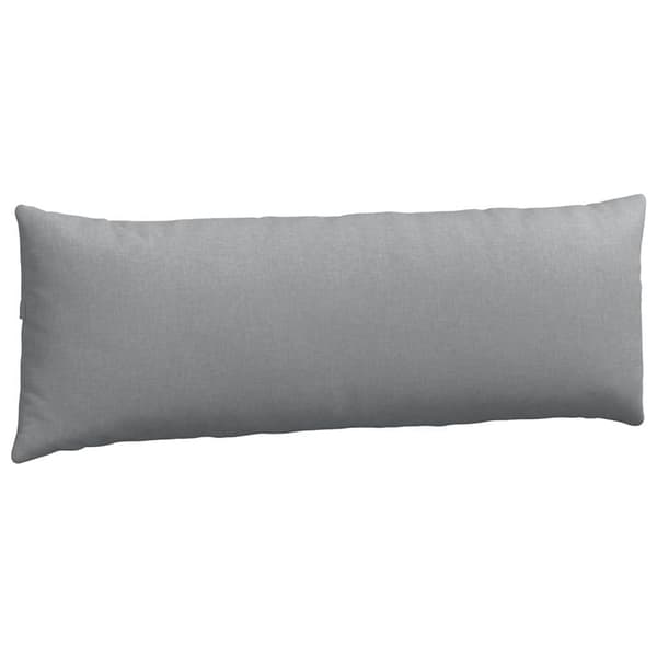 vidaXL Soffkuddar 2 st Ljusgrå 120 x 40 cm tyg