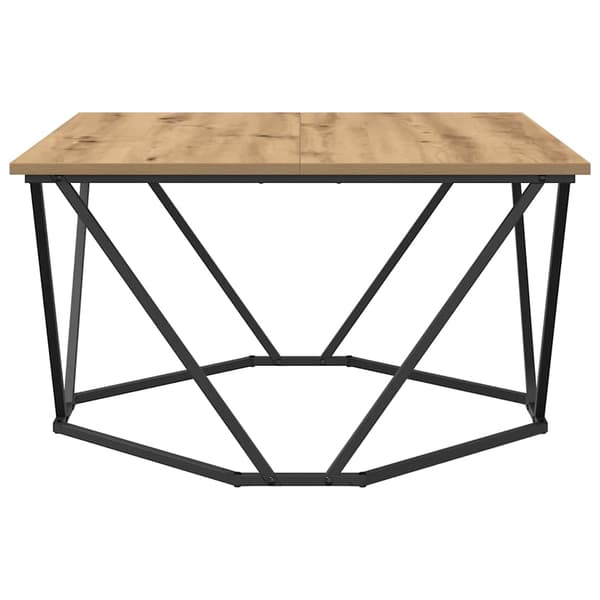 vidaXL Kaffebord Artisan Eik 80 x 80 x 45 cm