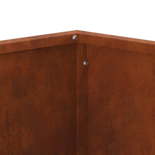 vidaXL Eldstad Brun 60 x 60 x 30 cm Väderstål