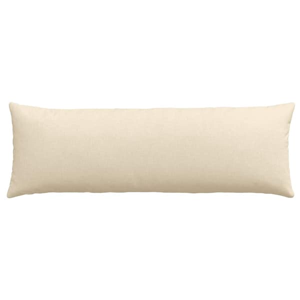 vidaXL Soffkuddar 2 st Kräm 120 x 40 cm tyg