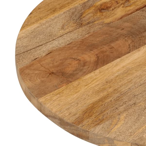 vidaXL Bordplate 100x50x3,8 cm oval heltre mango