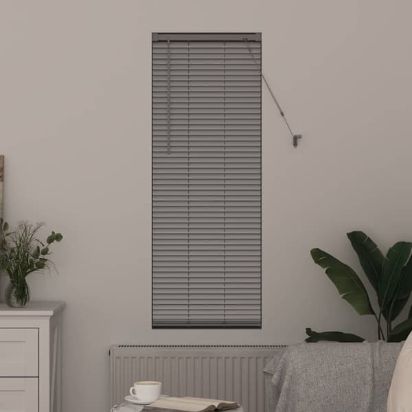 vidaXL Persienner Silver 175 x 50 cm Aluminium