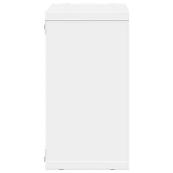 vidaXL Väggskåp 60x16x30 cm vit konstruerat trä