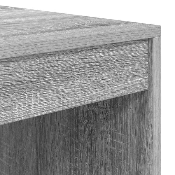 vidaXL Skrivebord Grå Sonoma 100 x 50 x 76 cm
