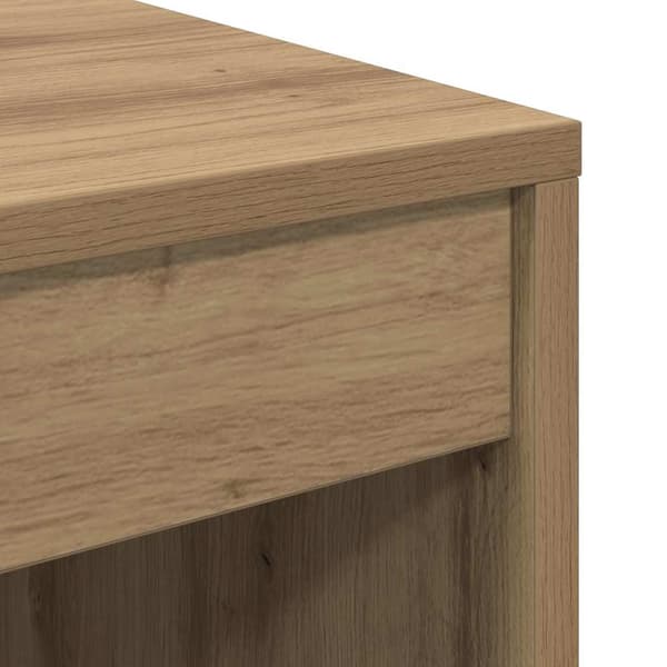 vidaXL Skrivebord Artisan Eik 70 x 50 x 76 cm