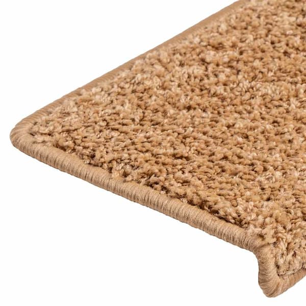 vidaXL Trappematter 20 stk 65x21x4 cm beige rektangulær kant
