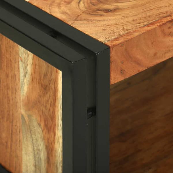 vidaXL Kaffebord Brun 120 x 50 x 38 cm Solid akasietre