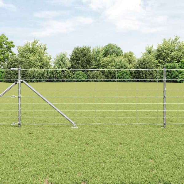 vidaXL Stängselstolpe Galvaniserad 50 x 0,8 m Stål
