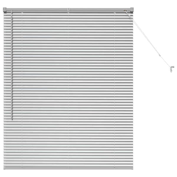 vidaXL Persienner Silver 130 x 100 cm Aluminium