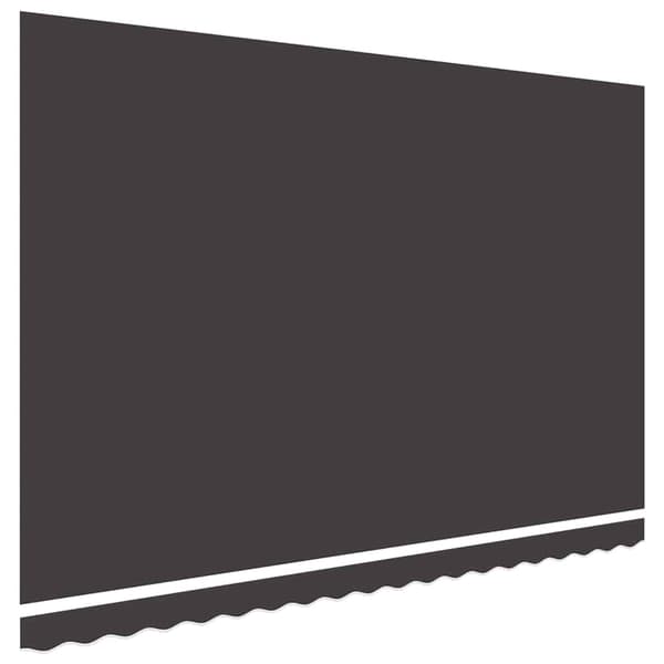 vidaXL Erstatningsduk for markise grå 500x300 cm polyester
