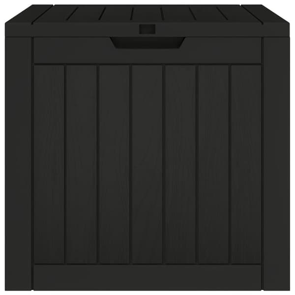 vidaXL Dynbox svart 55,5x43x53 cm polypropen