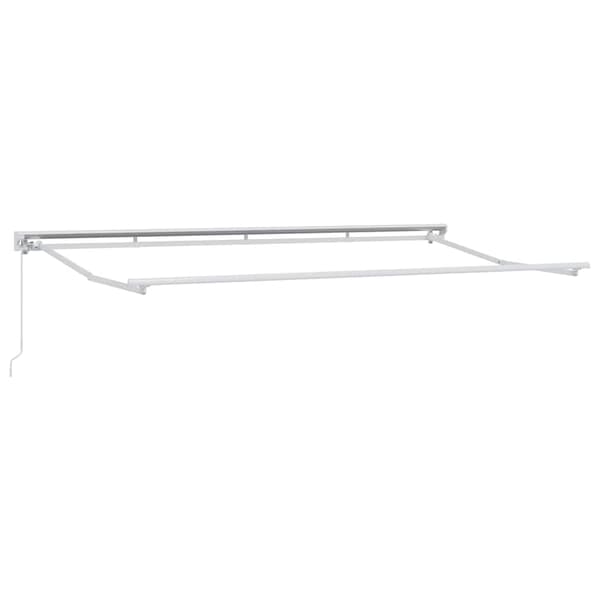 vidaXL Utfällbar markis Blå 350 x 200 cm tyg