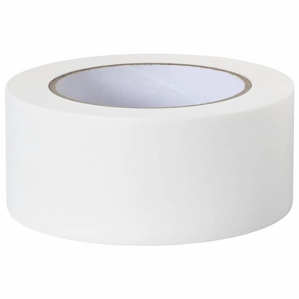 vidaXL Målare Maskeringstejp 12 st Vit 50mm x 50m Papper