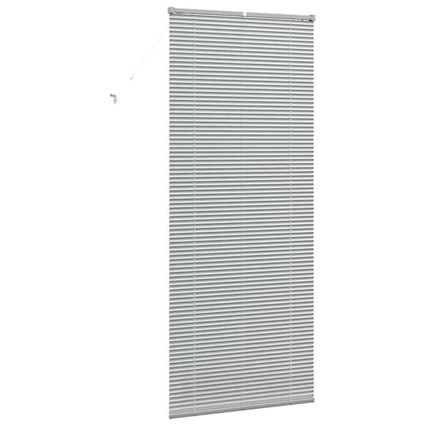 vidaXL Persienner Silver 220 x 90 cm Aluminium