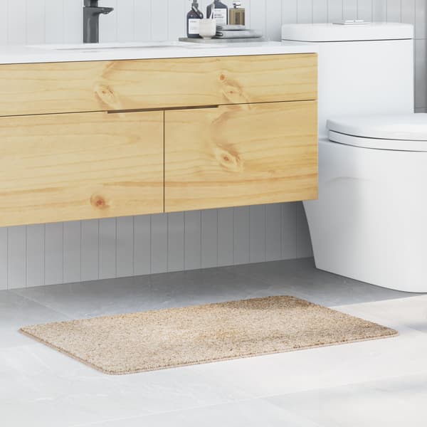 vidaXL Badematte Krem 60 x 90 cm Polypropen