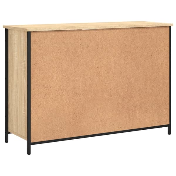 vidaXL Skjenk sonoma eik 100x35x70 cm konstruert tre