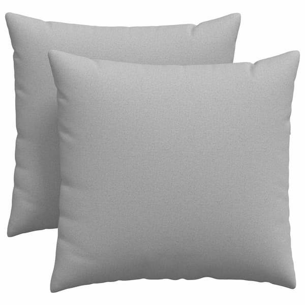 vidaXL Soffkuddar 2 st Grå 45 x 45 cm tyg